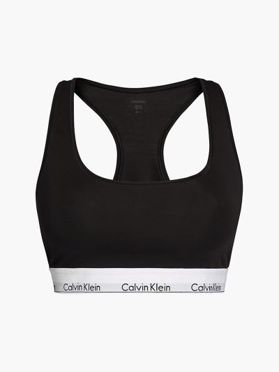 Calvin Klein Underwear HU722160 | Calvin Klein Modern Cotton Plus Size Női Bralette Fekete